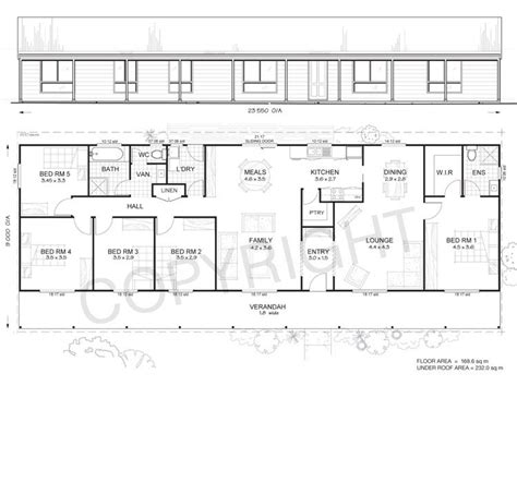 5 bedroom metal building plans